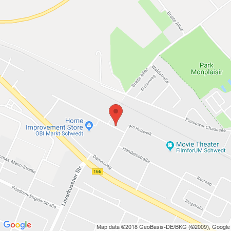 Kartenansicht Shell Station Schwedter Autohaus GmbH