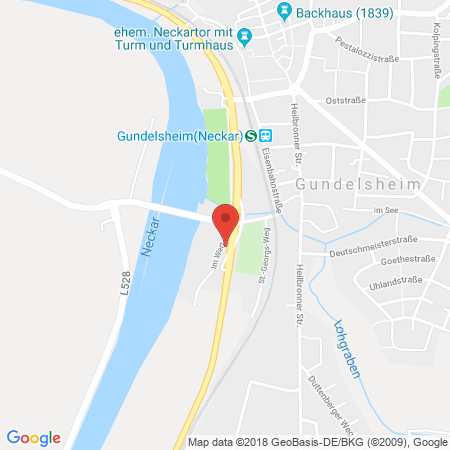 Kartenansicht Esso-Station Waas GmbH