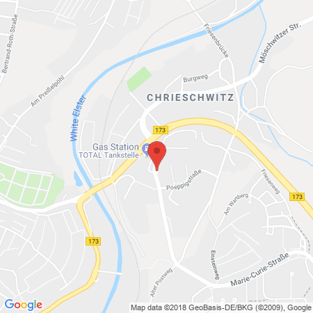 Kartenansicht TOTAL Station