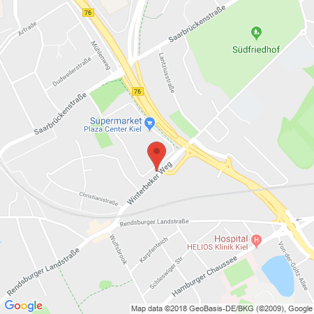 Kartenansicht plaza SB-Warenhaus