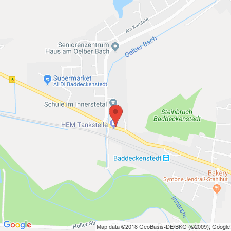 Kartenansicht HEM-Tankstelle