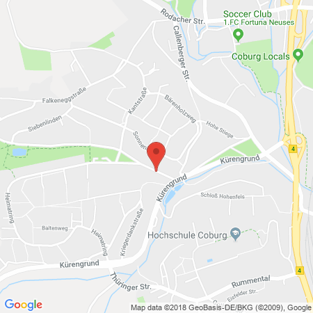 Kartenansicht Tankstelle Thomas Grün