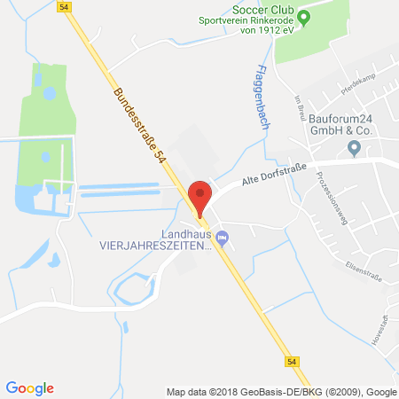 Kartenansicht Freie Tankstelle Autohaus Rosendahl