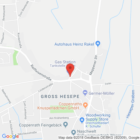 Kartenansicht Freie Tankstelle Guido Stroot