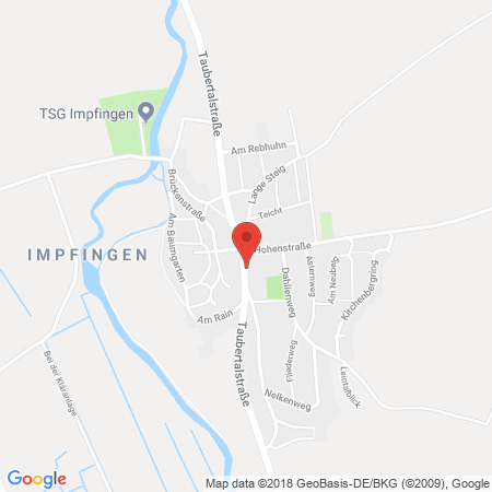 Kartenansicht BAGeno Raiffeisen eG