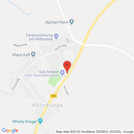 Kartenansicht AVIA Station