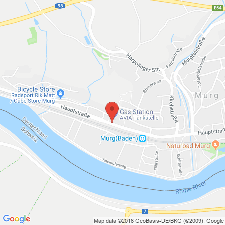 Kartenansicht AVIA Station Deiss