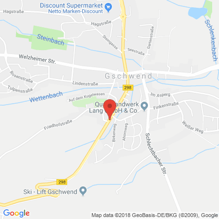 Kartenansicht Shell-Station + Autohaus Andreas Ockert