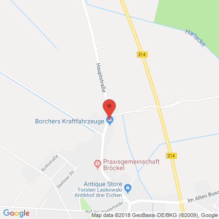 Kartenansicht Borchers Kraftfahrzeuge GmbH