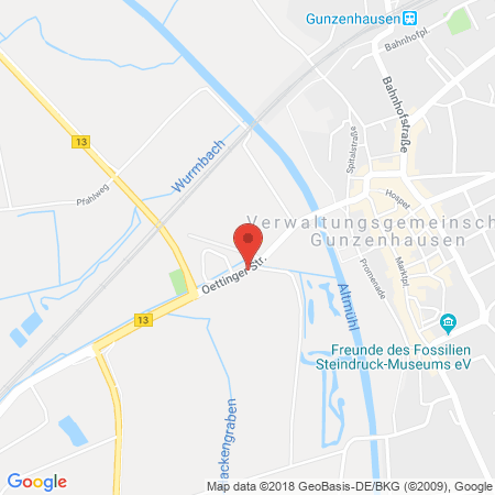 Kartenansicht Autohaus Wüst & Weigand (Aral-Tankstelle)