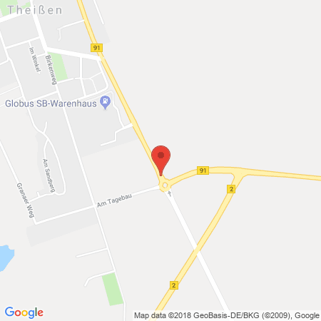 Kartenansicht Globusmarkt -Tankstelle