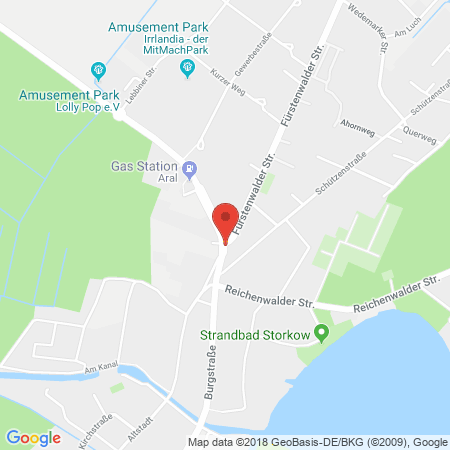 Kartenansicht Q1 Tankstelle Manfred Miethe