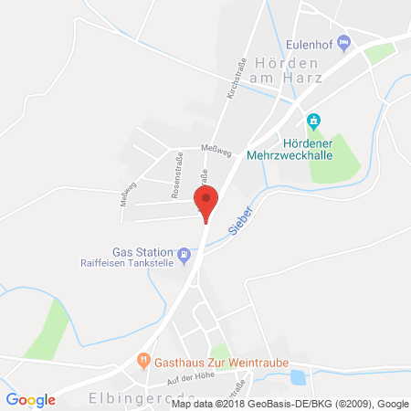 Kartenansicht RWG Südharz eG