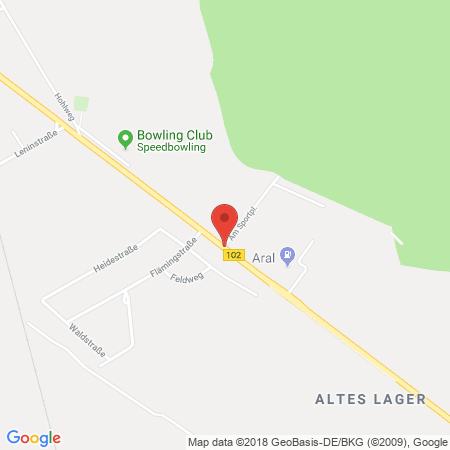 Kartenansicht Aral Tankstelle Maik Weber