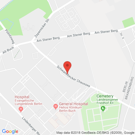 Kartenansicht Europcar Bernau