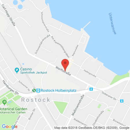 Kartenansicht Esso Tankstelle u. Autodienst