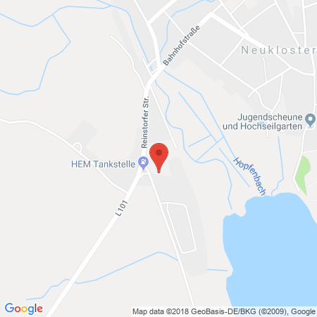 Kartenansicht HEM Tankstelle Krummhauer