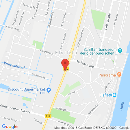 Kartenansicht Aral Tankstelle Elviera Krause