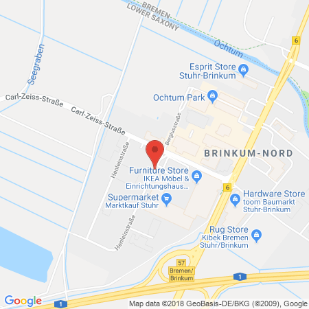Kartenansicht Tankstelle Ratio Einkaufszentrum