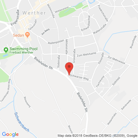 Kartenansicht AVIA Servicestation Franz Zülke