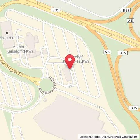 Karte Autohof Karlsdorf