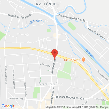 Kartenansicht BK Tankstelle Frank und Bernd Szinek GbR