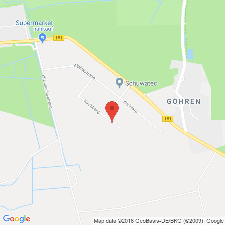 Kartenansicht Reifen-Autoservice Allner & Steinbock GbR