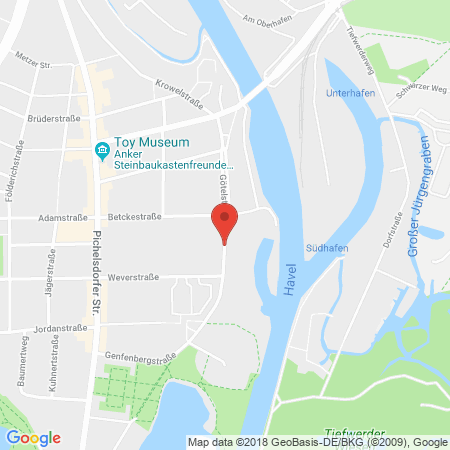 Kartenansicht LAT - Tankstellen u. Vermietungen