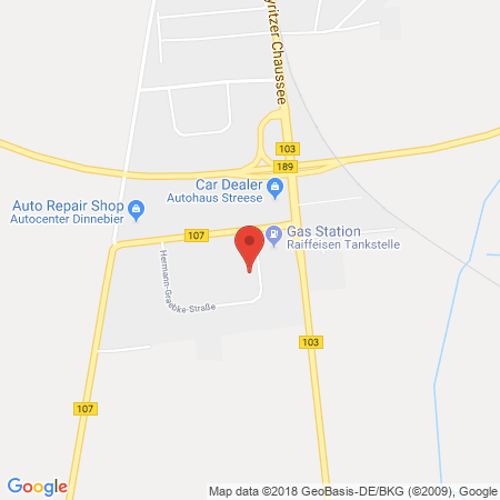 Kartenansicht Automatentankstelle