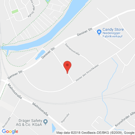 Kartenansicht L&Z Automobile Genin