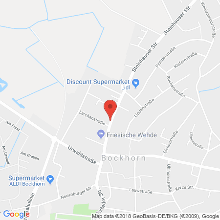 Kartenansicht FELTA-Tankstelle