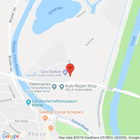 Kartenansicht AVIA Tankstelle