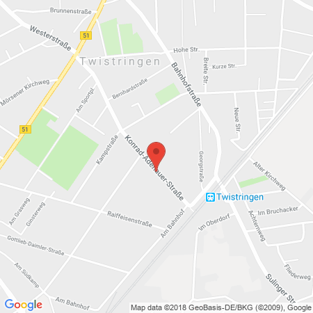 Kartenansicht Shell Station