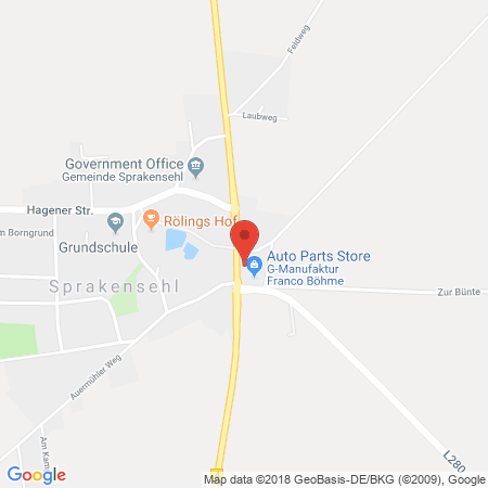 Kartenansicht ESGI Recycling Messinger (Automatentankstelle)