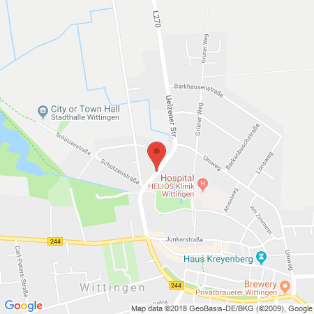 Kartenansicht Raiffeisen Tankstelle