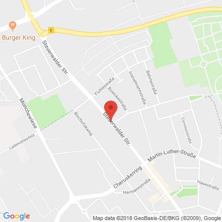 Kartenansicht Tankstelle Deppe