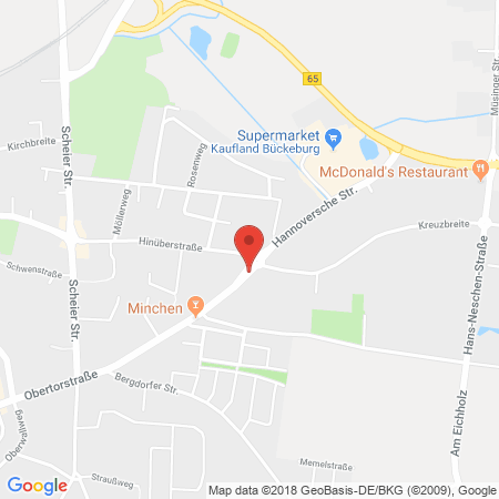 Kartenansicht HEM-Tankstelle