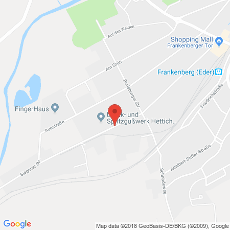 Kartenansicht RWZ Tankstelle
