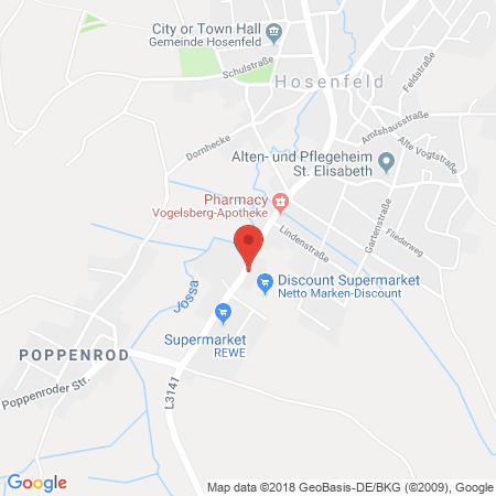 Kartenansicht Esso Station