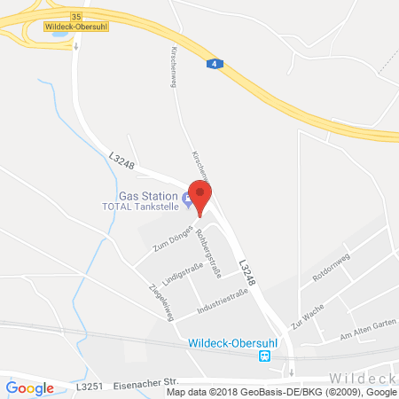 Kartenansicht Total Station, Wapp Wild. Autopark