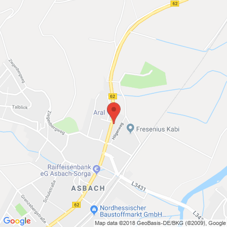 Kartenansicht Aral Tankstelle