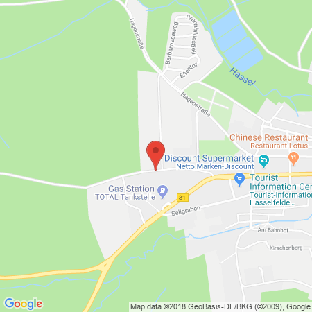 Kartenansicht Nutzfahrzeuge Hasselfelde GmbH