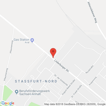 Kartenansicht Aral Tankstelle Achilles