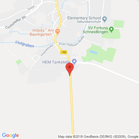 Kartenansicht HEM-Tankstelle