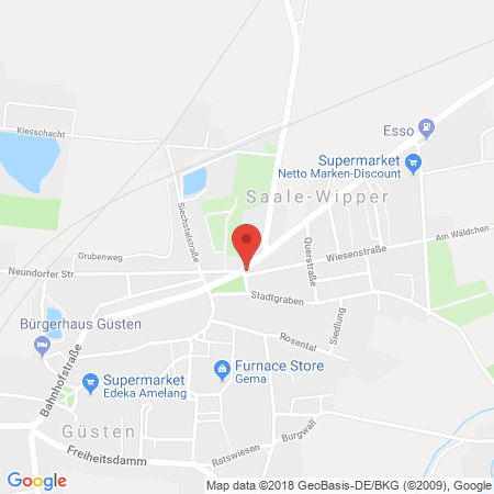 Kartenansicht Esso Tankstelle