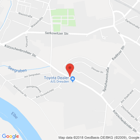 Kartenansicht AIS Dresden GmbH