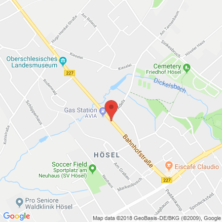 Kartenansicht AVIA Station