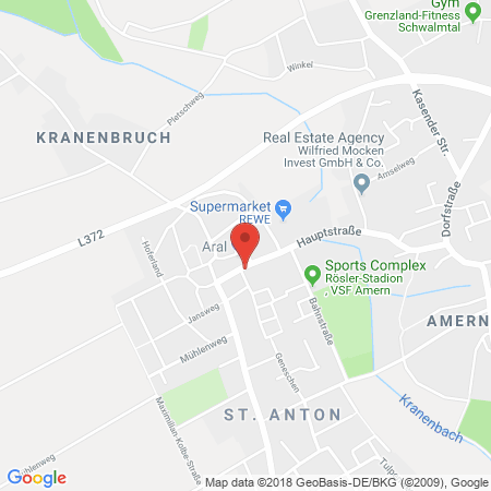 Kartenansicht Aral Tankstelle