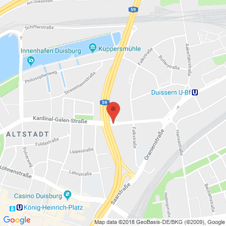 Kartenansicht Aral Tankstelle