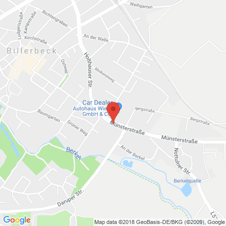 Kartenansicht ARAL Station